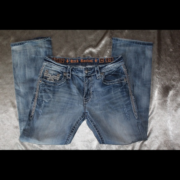 ‼️SOLD‼️Mens Rock Revivals - Picture 2 of 4